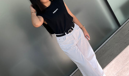 RAW SLEEVELESS TEE