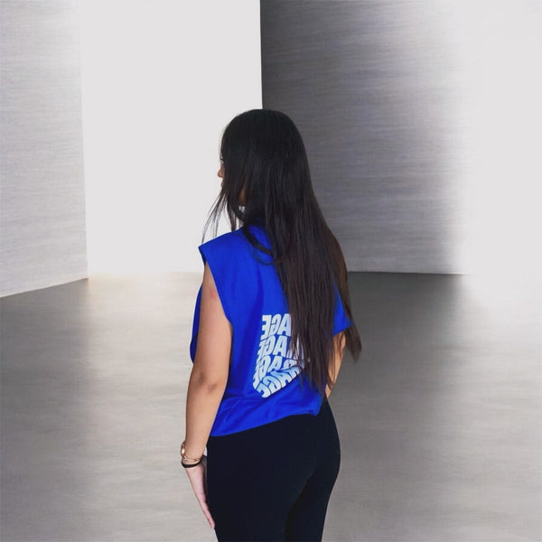 RAW SLEEVELESS TEE