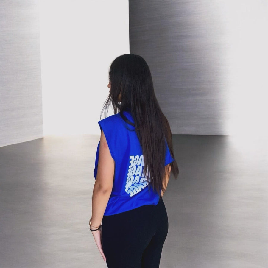 RAW SLEEVELESS TEE